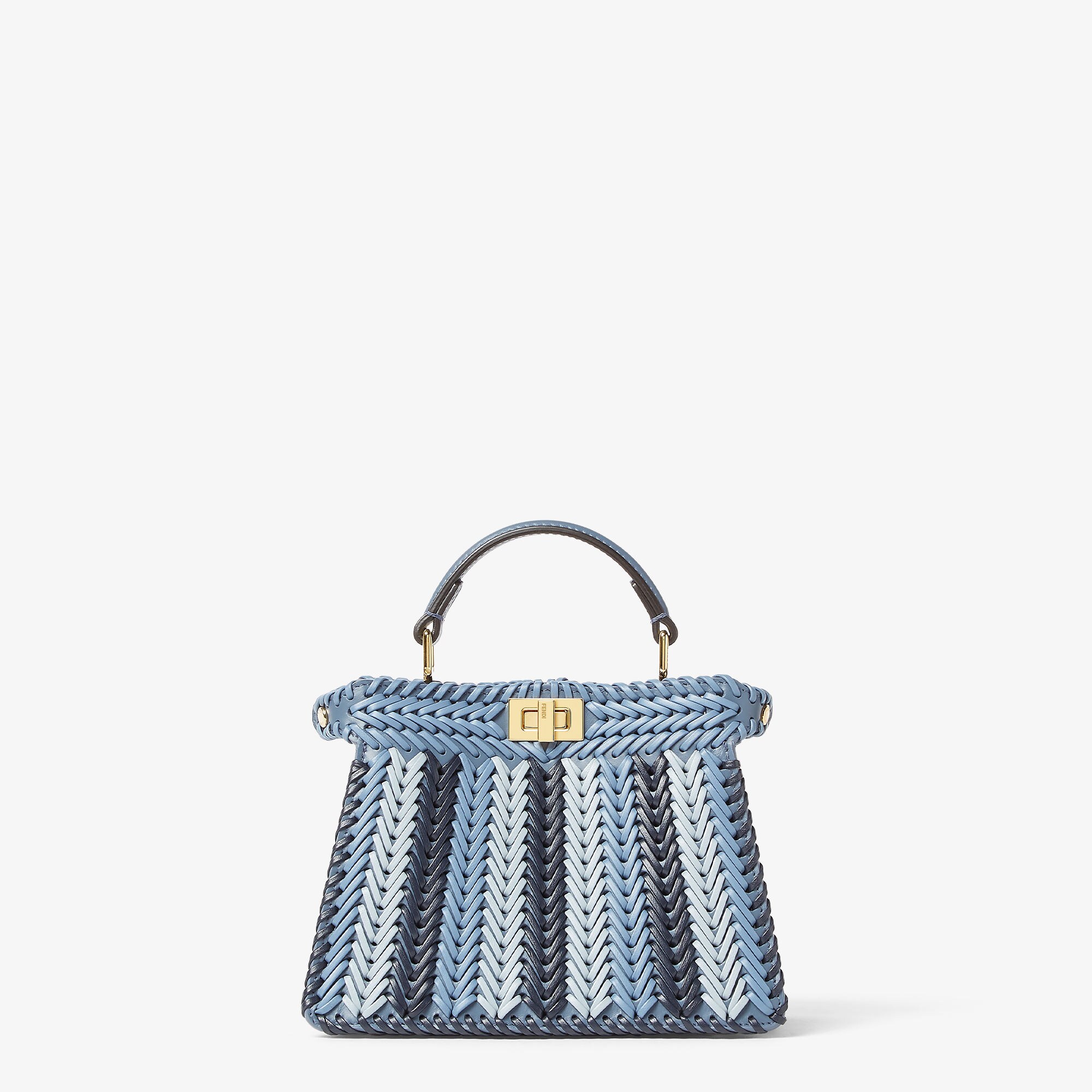 FENDI 24SS PEEKABOO ISEEU 220ステッチ装飾 ミニ バッグ *BLUE 8BS098ASU2F0E2H_01?wid=2000&