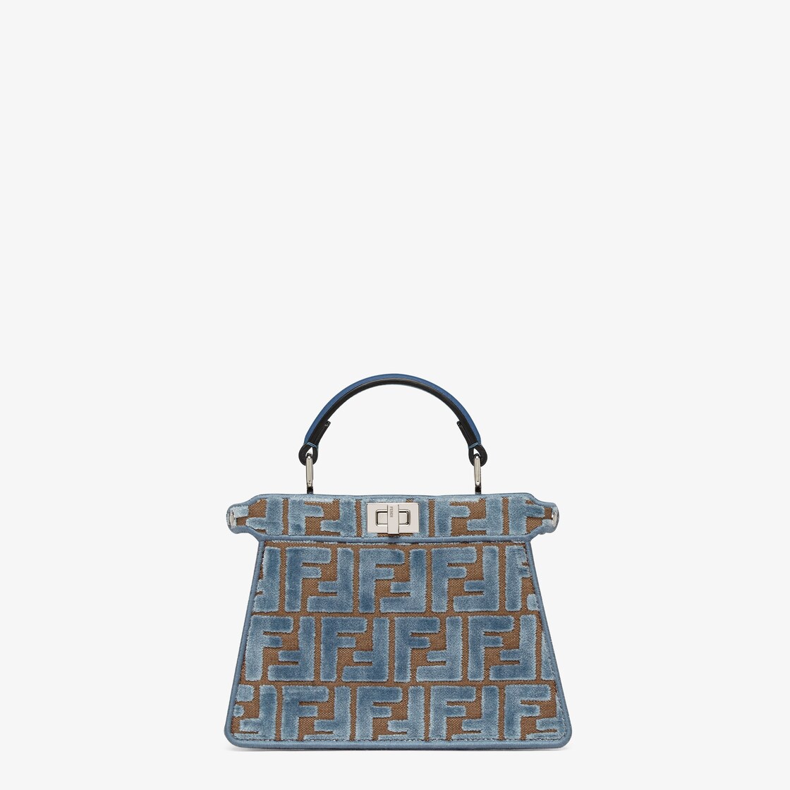 Peekaboo ISeeU Petite Fabric Light blue Fendi