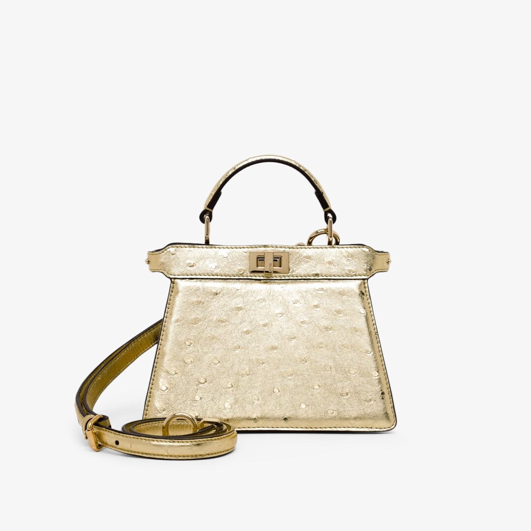 ピーカブー ISeeU プチ プレシャスレザー ゴールド | Fendi