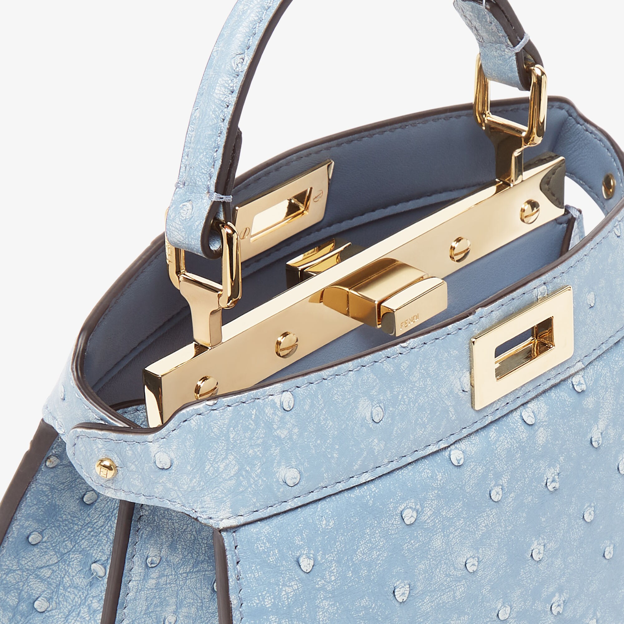 ピーカブー ISeeU プチ プレシャスレザー ブルー | Fendi