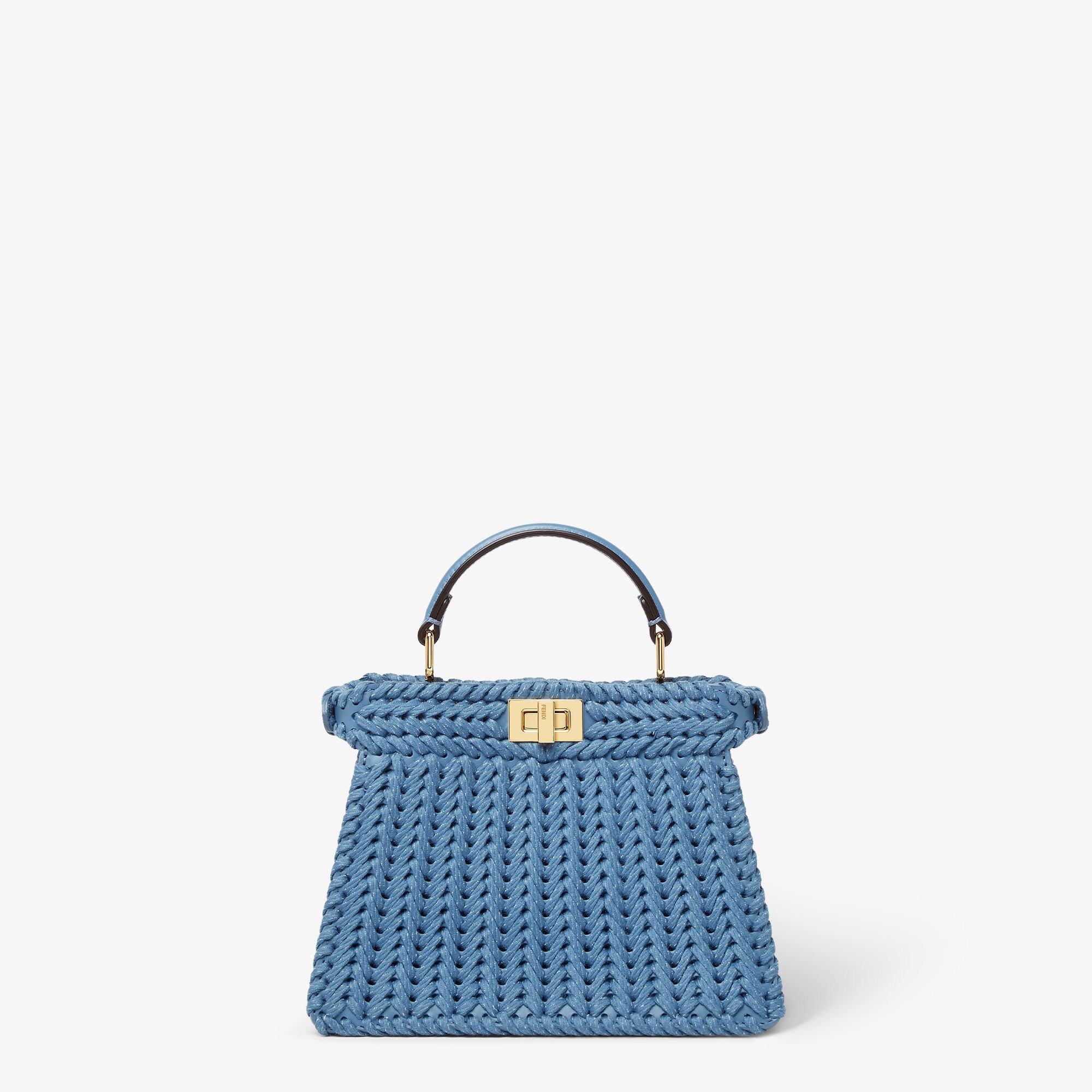 ショルダーバッグ・ポシェット Fendi Peekaboo Iseeu Small Leather Shoulder Bag Peekaboo ISeeU Small Cuoio Romano leather Black | Fendi