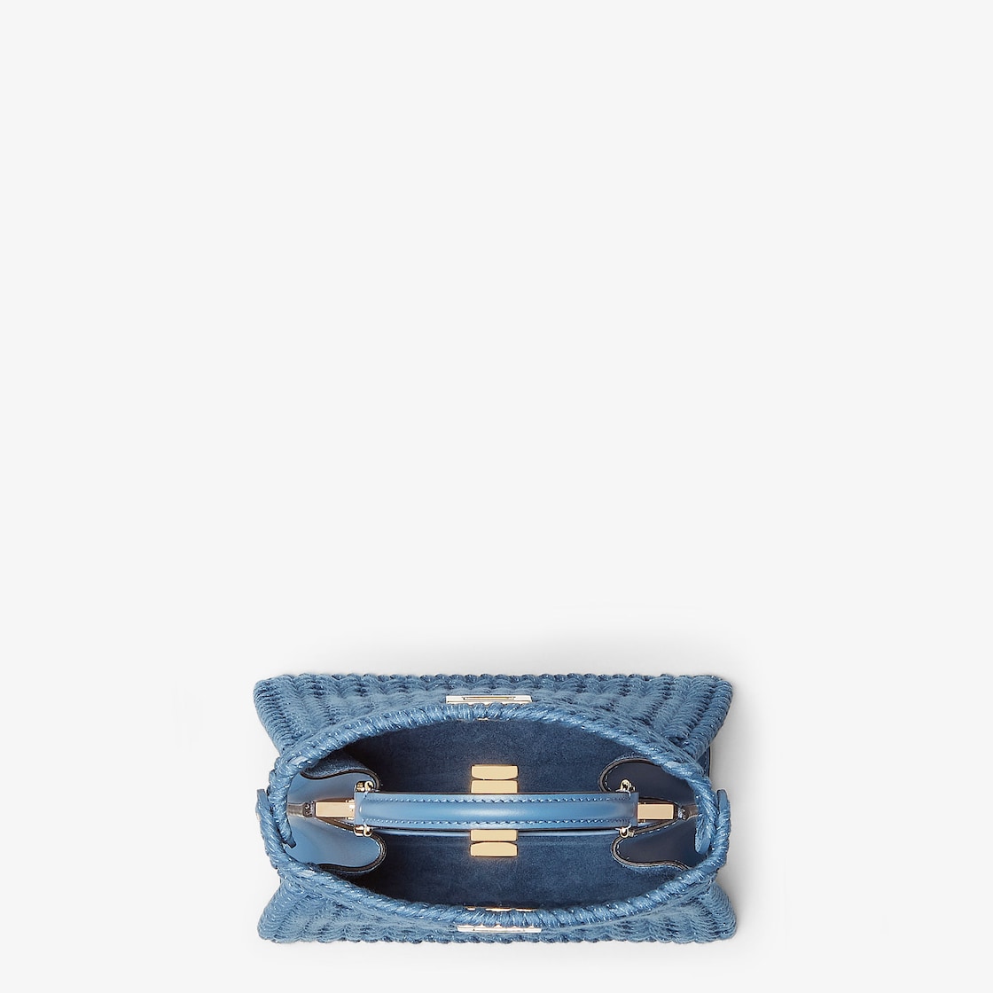 Peekaboo ISeeU Petite Leather Blue | Fendi Peekaboo ISeeU Petite Leather Blue | Fendi