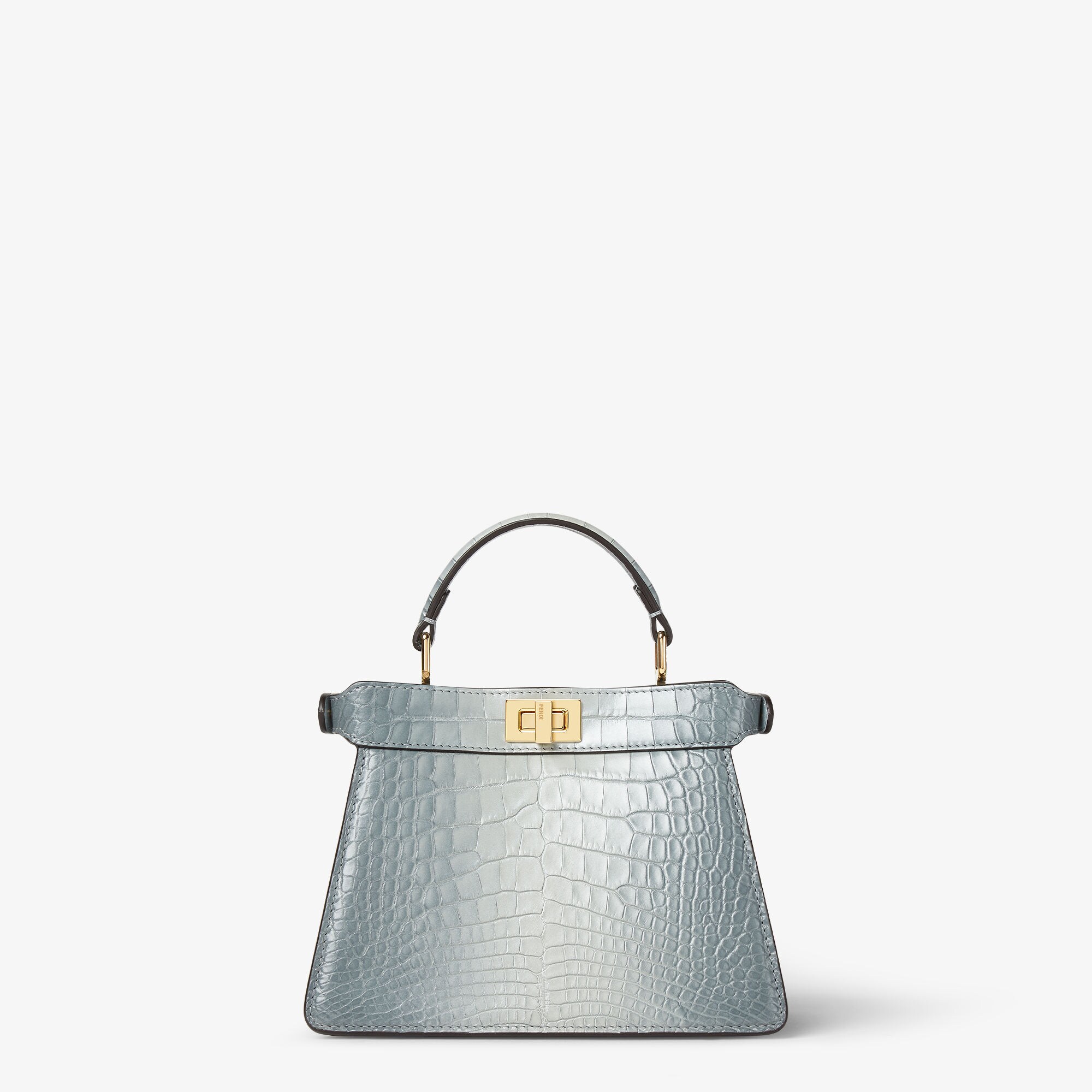 FENDI ハンドバッグ PEEKABOO ISeeU PETITE 8BN335 ARBB Peekaboo ISeeU Petite Precious skin Gray | Fendi