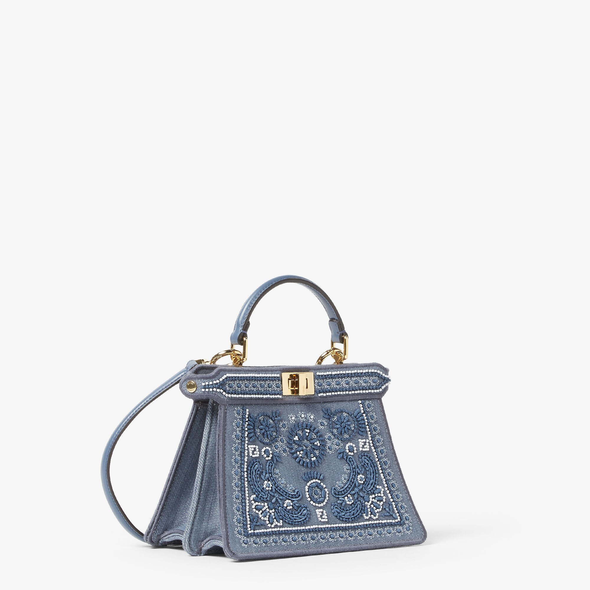 23FW【FENDI】ピーカブーISeeUプチ レザー クリスタルFFモチーフ 23FW【FENDI】ピーカブーISeeUプチ レザー クリスタルFFモチーフ