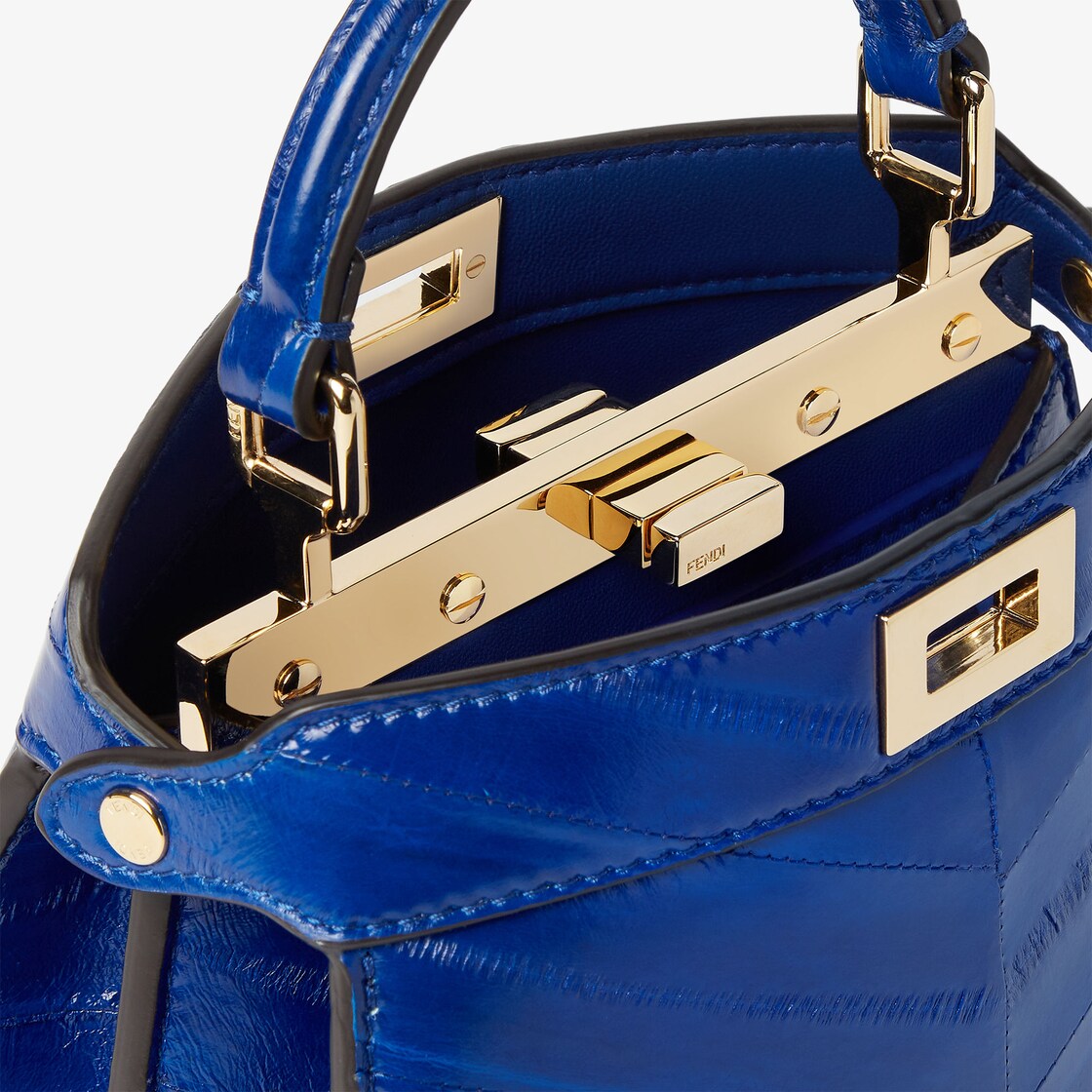 Peekaboo ISeeU Petite Fine leathers Blue - Image 5/5