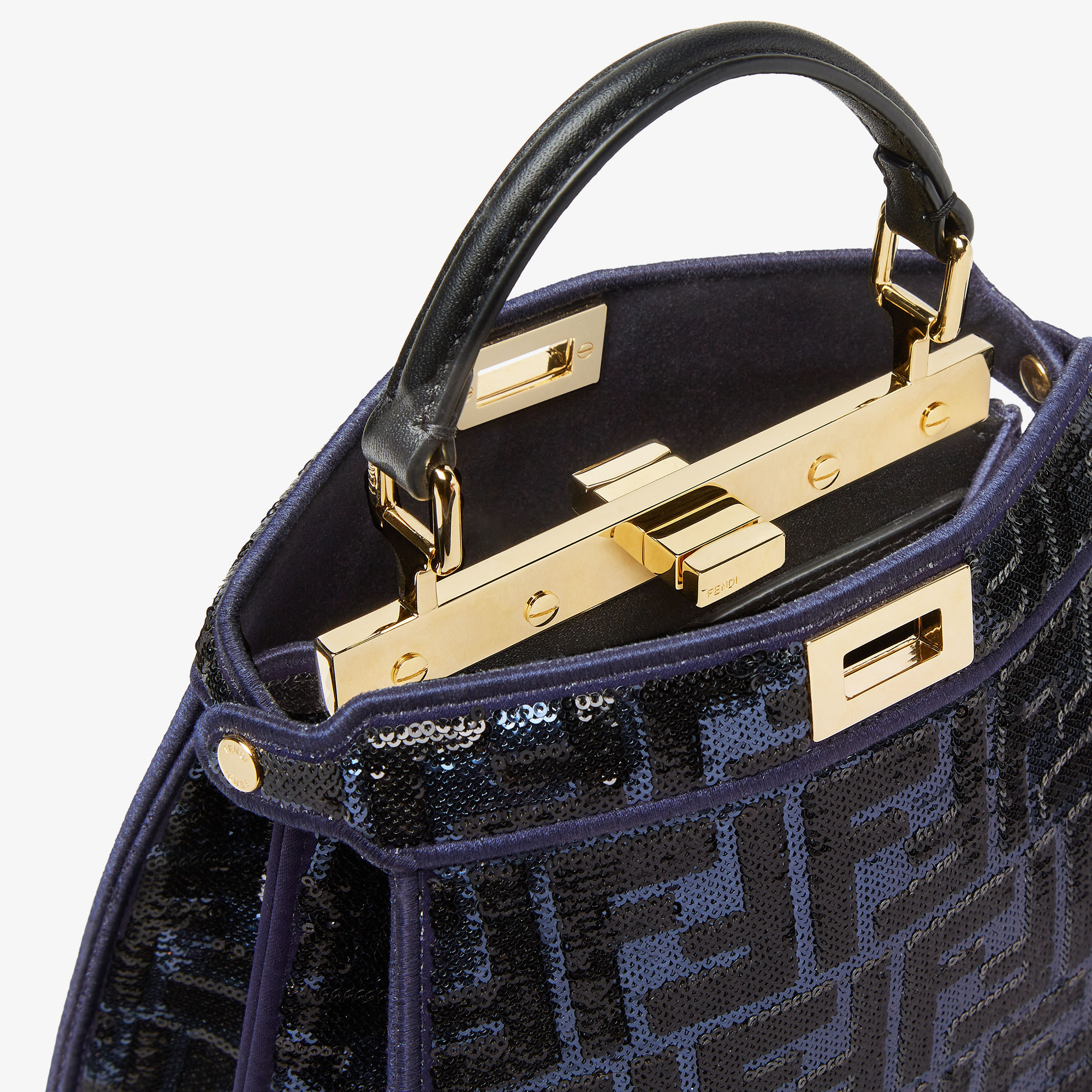 ★FENDI★ピーカブー★スパンコール チェーンストラップ ピーカブー ミニ スパンコールまたはクリスタル マルチカラー | Fendi