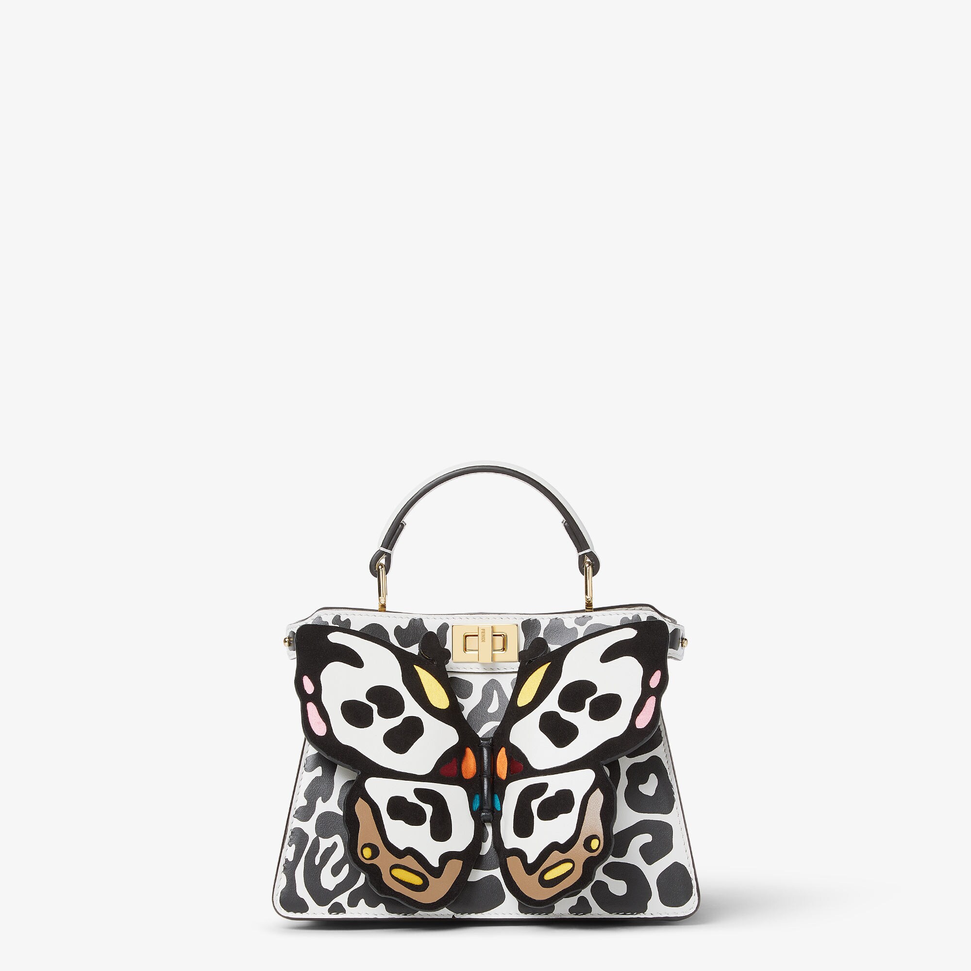Peekaboo ISeeU Petite Leather Multicolor | Fendi