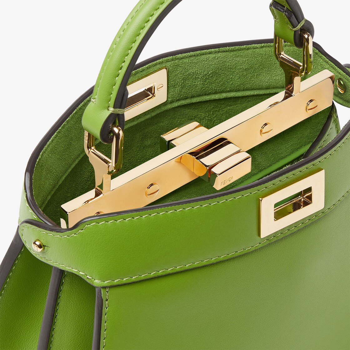 Peekaboo ISeeU Petite Leather Green - Image 7/8