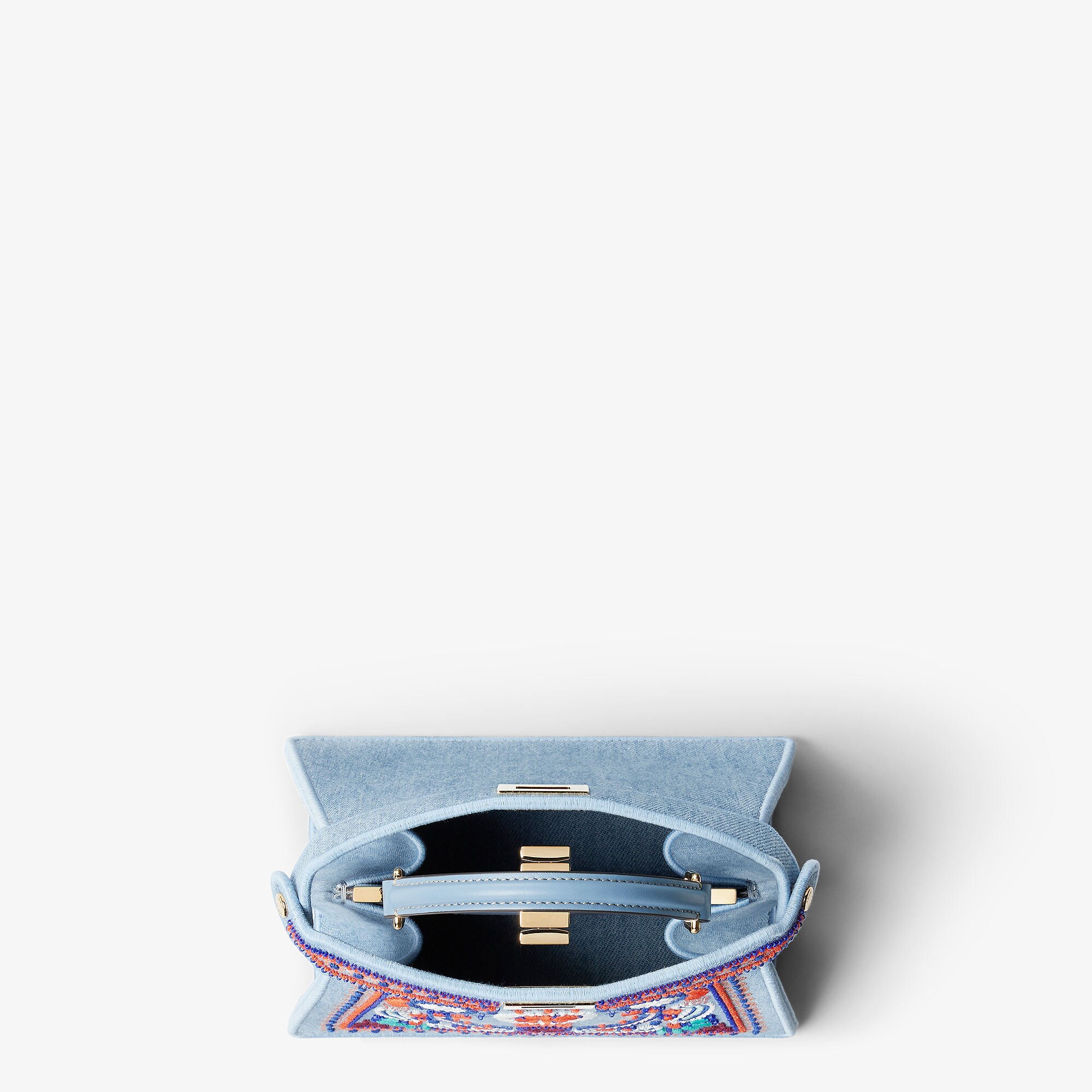 ピーカブー ISeeU プチ デニム ライトブルー | Fendi