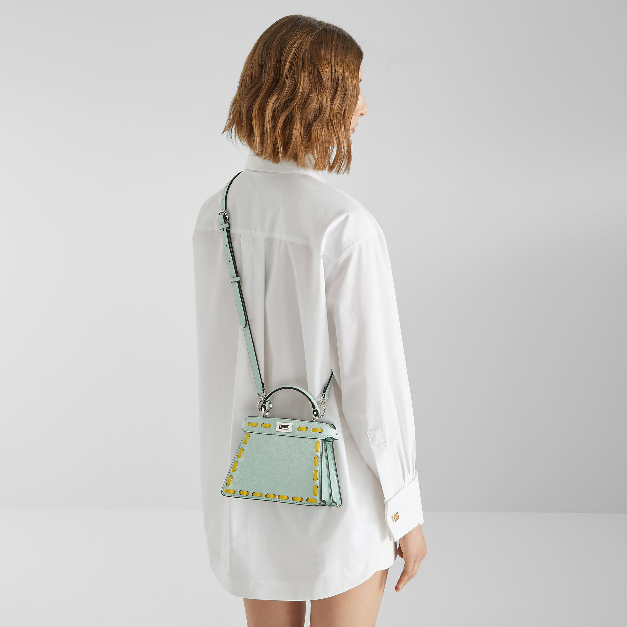 ピーカブー ISeeU プチ カーフレザー グリーン | Fendi