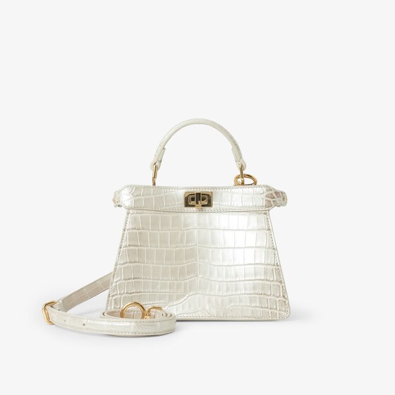 Fendi Peekaboo Iseeu Petite In Gray