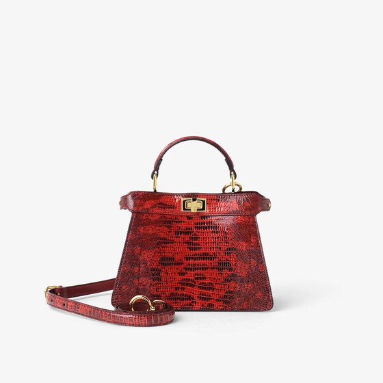 Fendi Peekaboo Iseeu Petite In Red