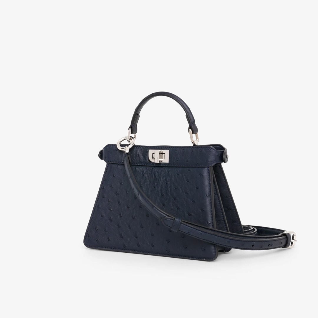 ピーカブー ISeeU プチ プレシャスレザー ブルー | Fendi ピーカブー ISeeU プチ プレシャスレザー ブルー | Fendi