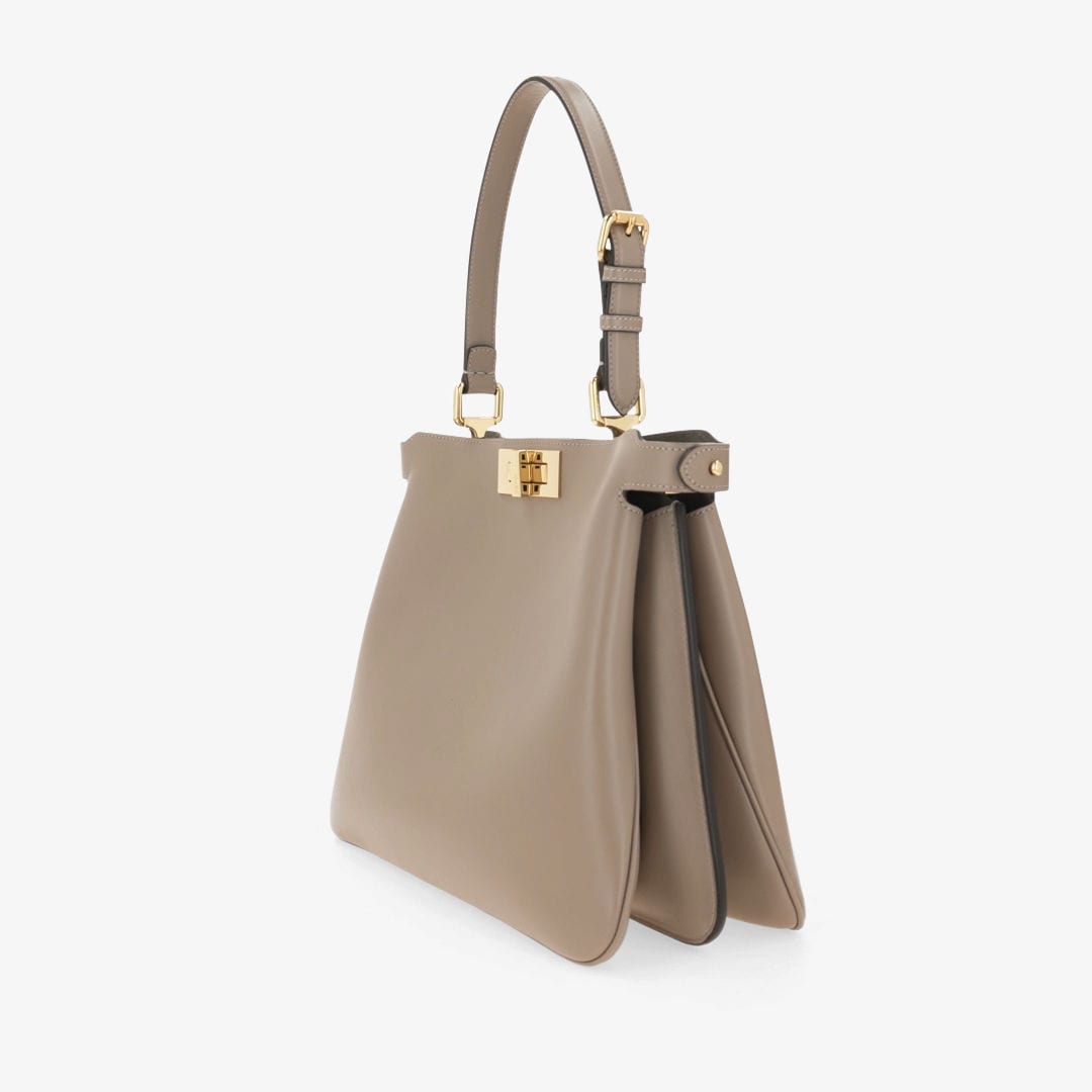 Peekaboo Soft Medium Leather Gray | Fendi Peekaboo Soft Medium Leather Gray | Fendi