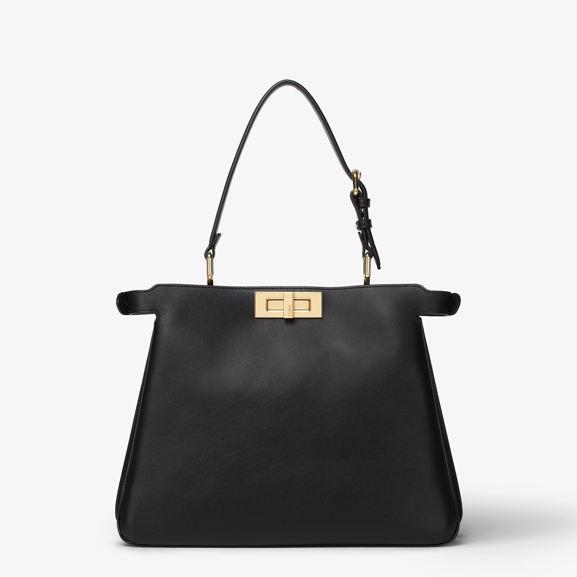 バッグ FENDI Peekaboo Medium handbag Peekaboo Soft Medium Leather Grey | Fendi