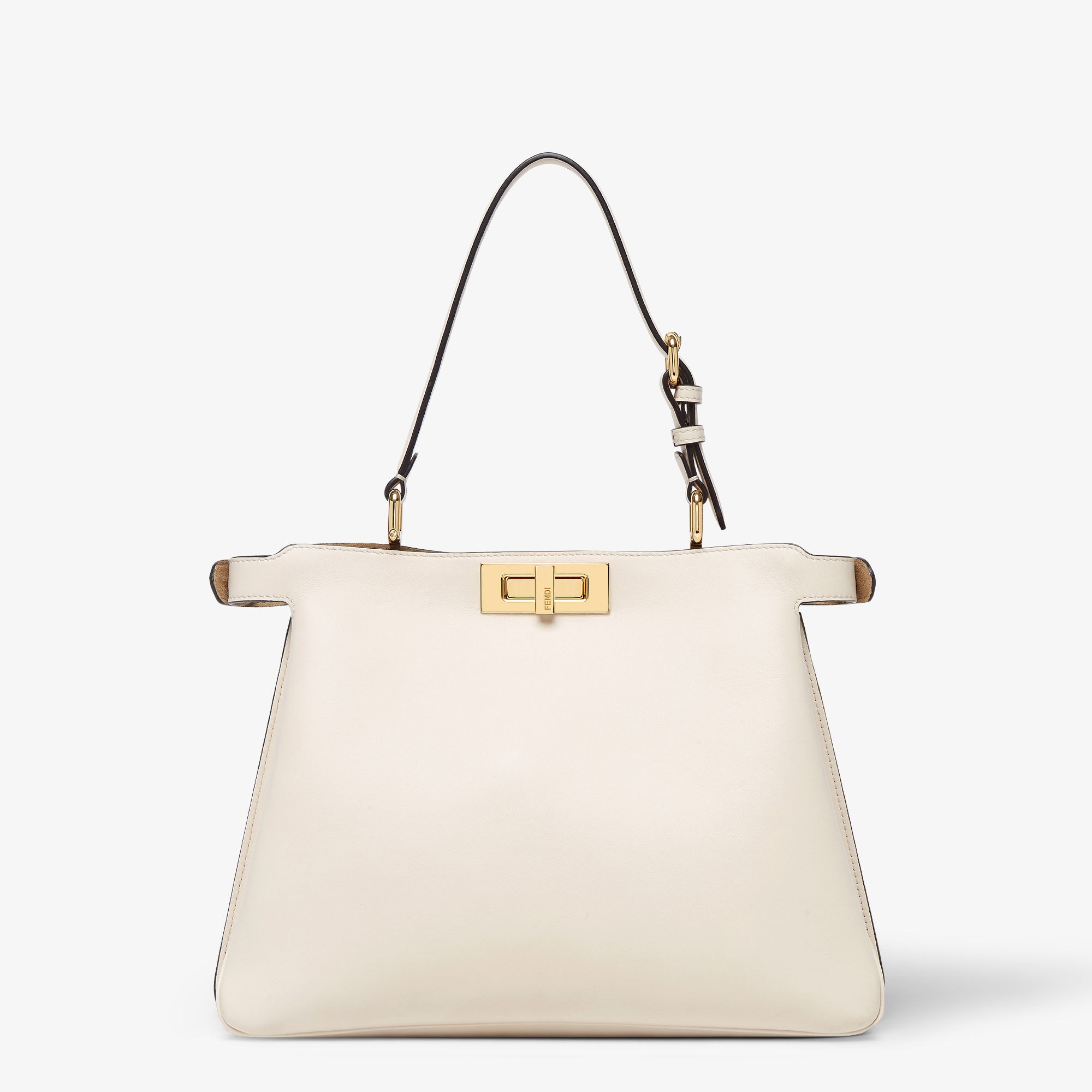 ピーカブー ソフト ミディアム レザー ホワイト | Fendi