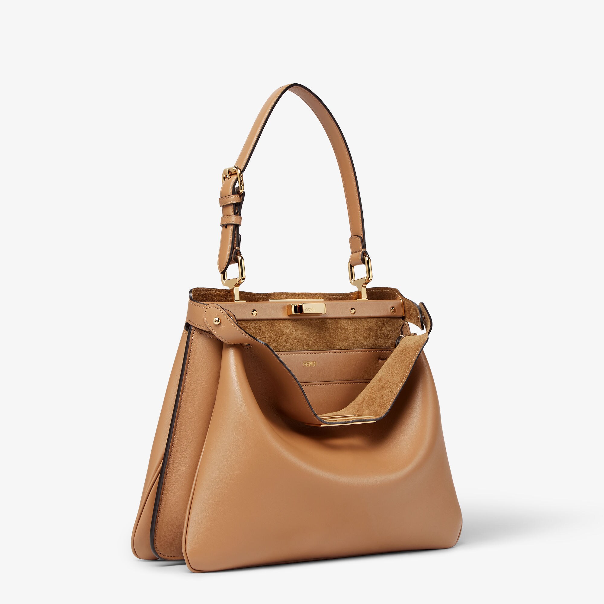 Peekaboo Soft Medium Leather Beige | Fendi