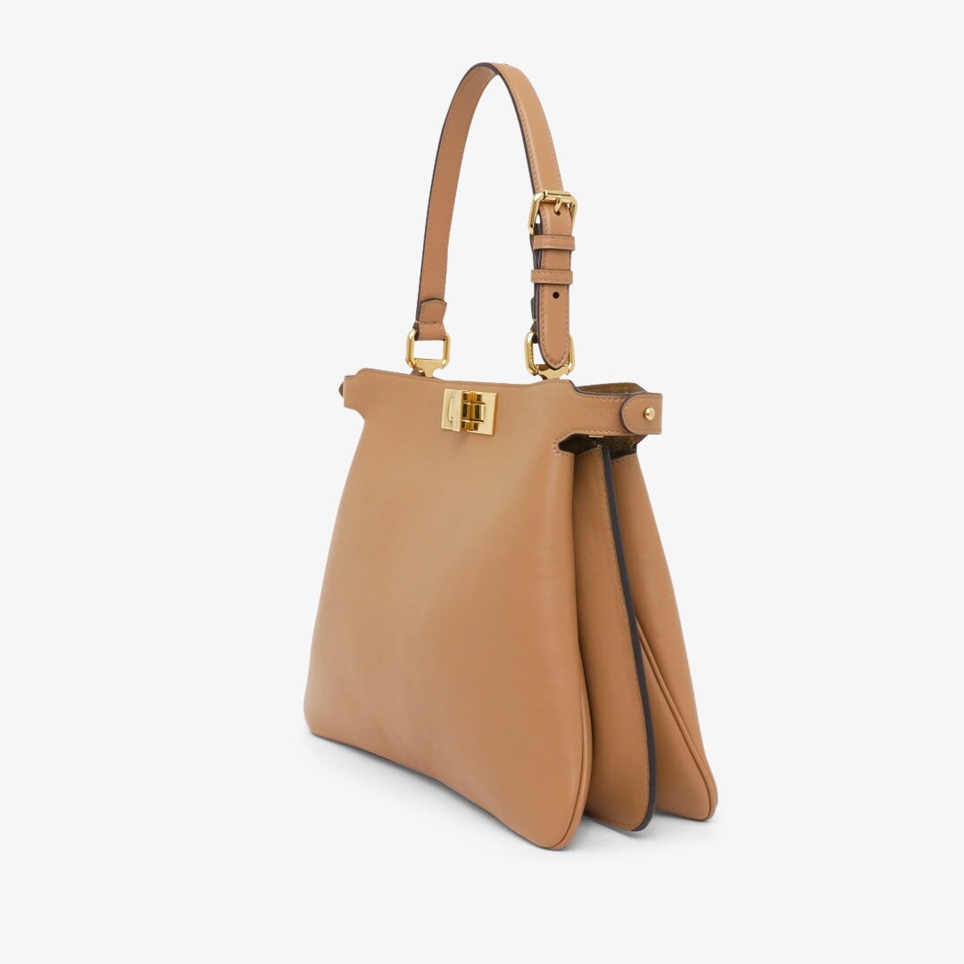 Peekaboo Soft Medium Leather Beige Fendi