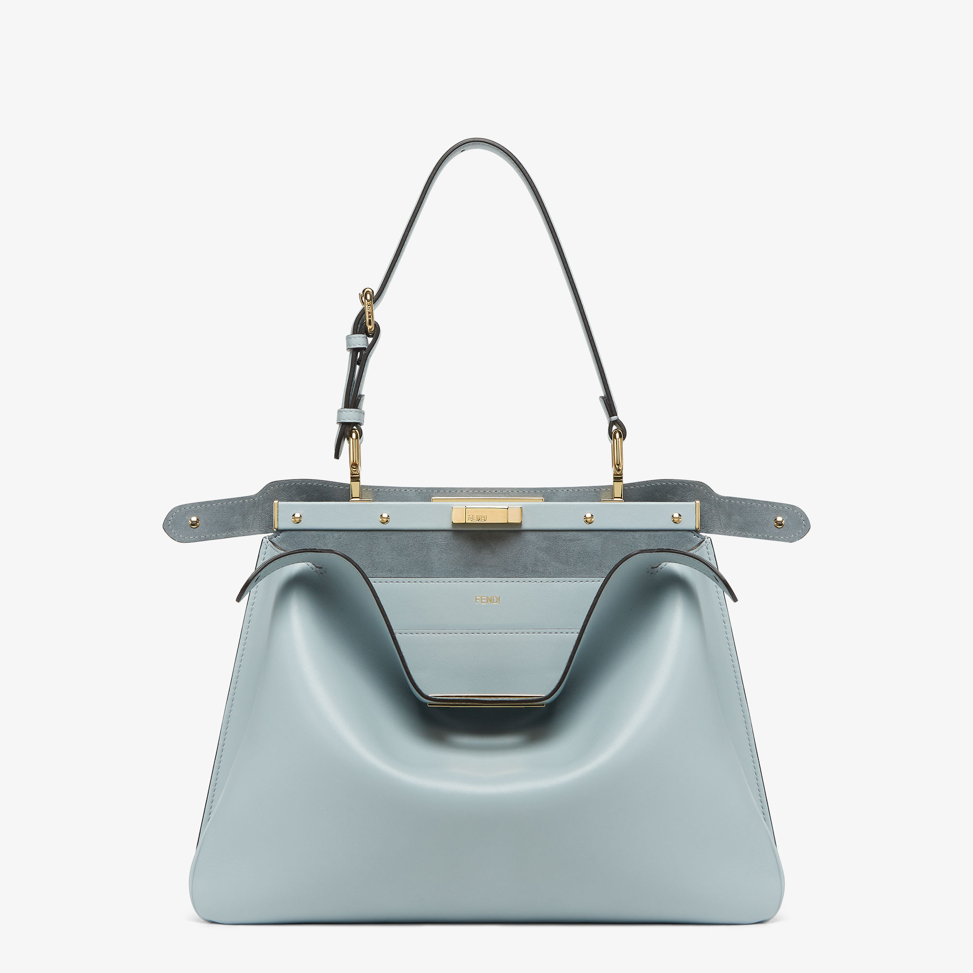 ピーカブー ソフト ミディアム レザー ライトブルー | Fendi ピーカブー ソフト ミディアム レザー ライトブルー | Fendi
