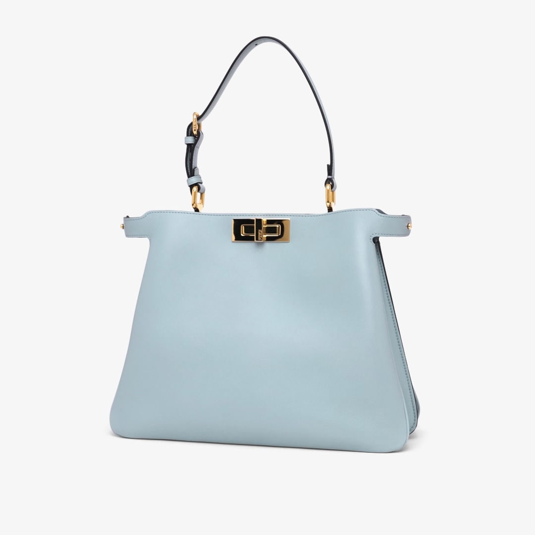 ピーカブー ソフト ミディアム レザー ライトブルー | Fendi ピーカブー ソフト ミディアム レザー ライトブルー | Fendi