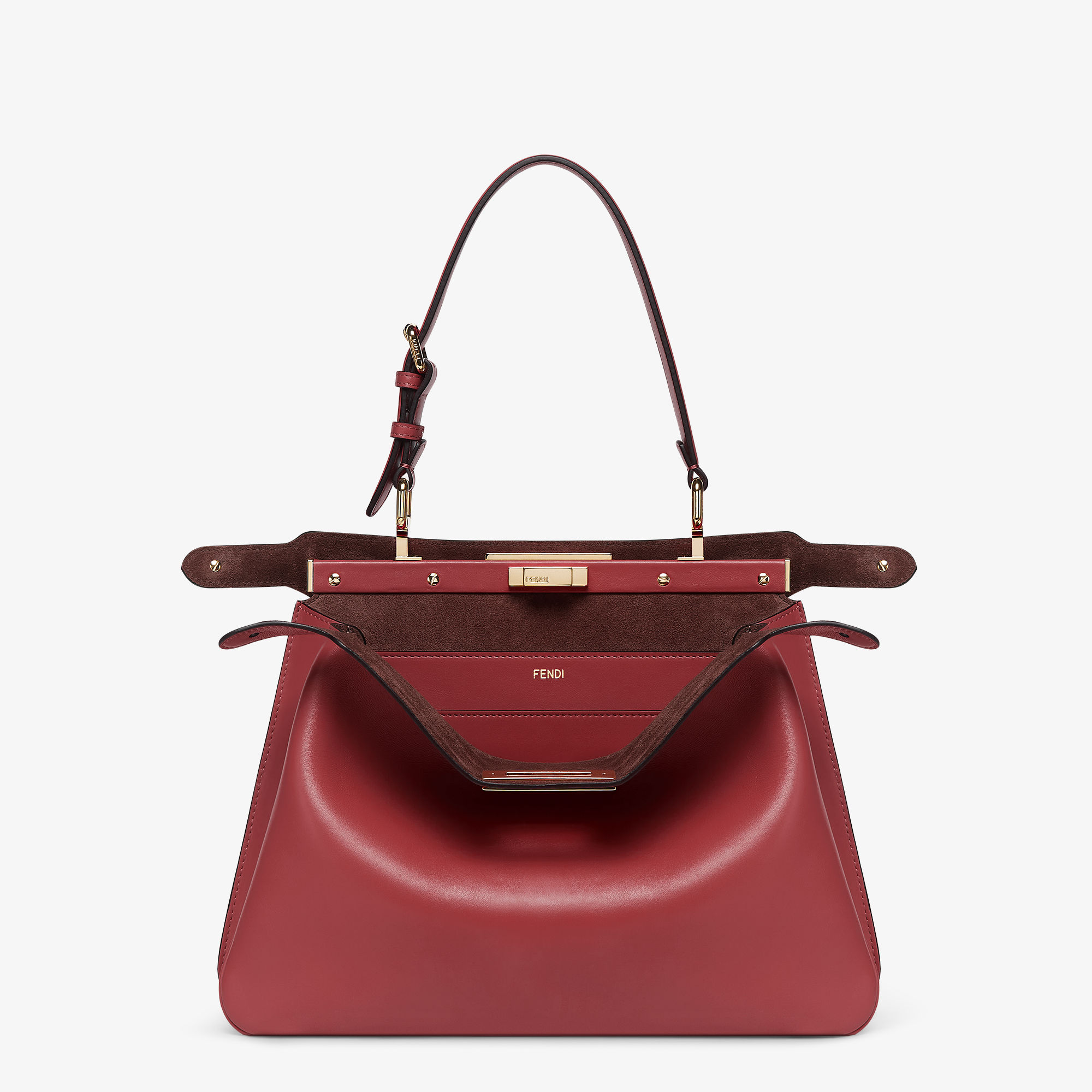 Fendi peekaboo burgundy on sale