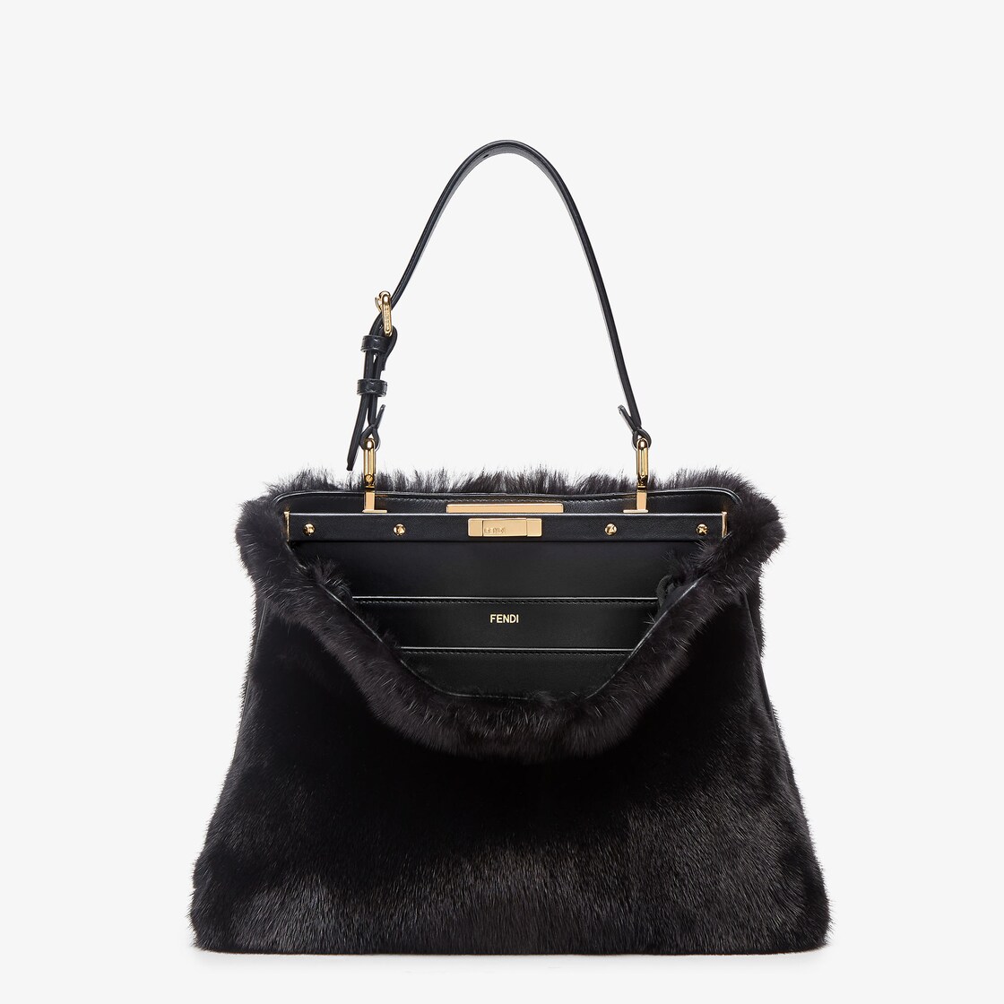 Fendi peekaboo fur bag online