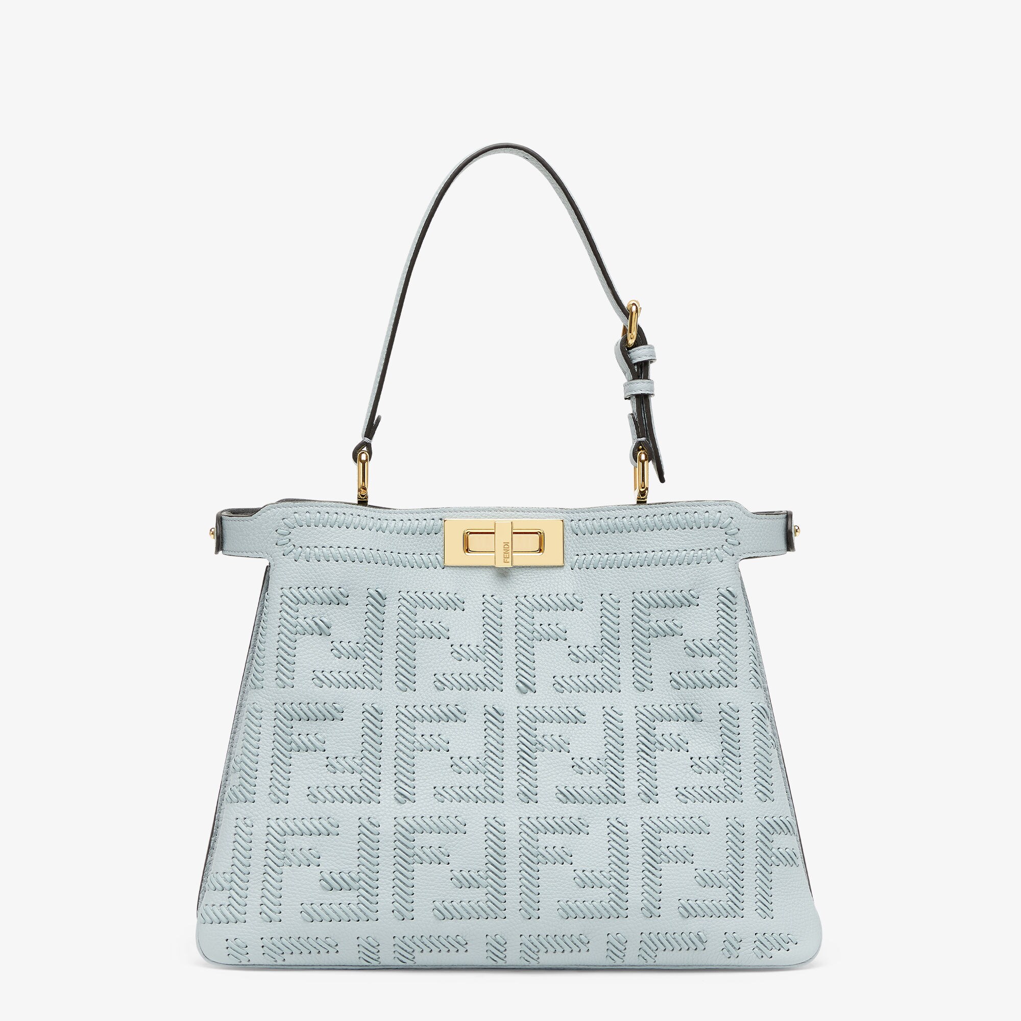 ピーカブー ソフト ミディアム カーフレザー ライトブルー | Fendi ピーカブー ソフト ミディアム カーフレザー ライトブルー | Fendi