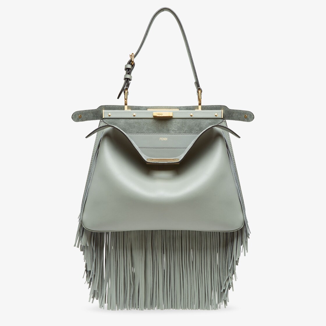 Peekaboo Soft Medium Leather Green - Image 3/8