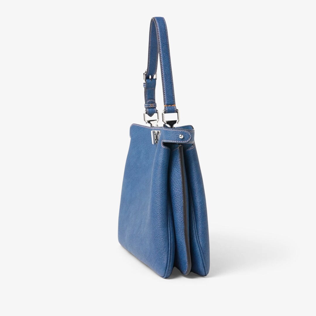 トートバッグ FENDI Peekaboo Soft M Cuoio Romano D Peekaboo Soft Medium Cuoio Romano leather Blue | Fendi