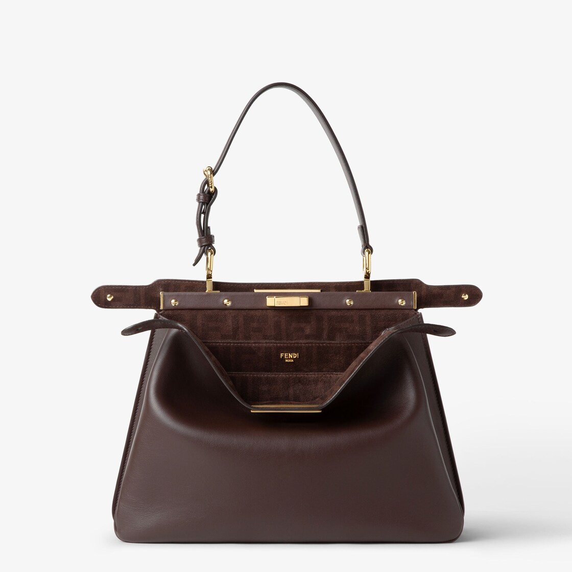 Peekaboo Soft Medium Leather Brown - Image 2/6