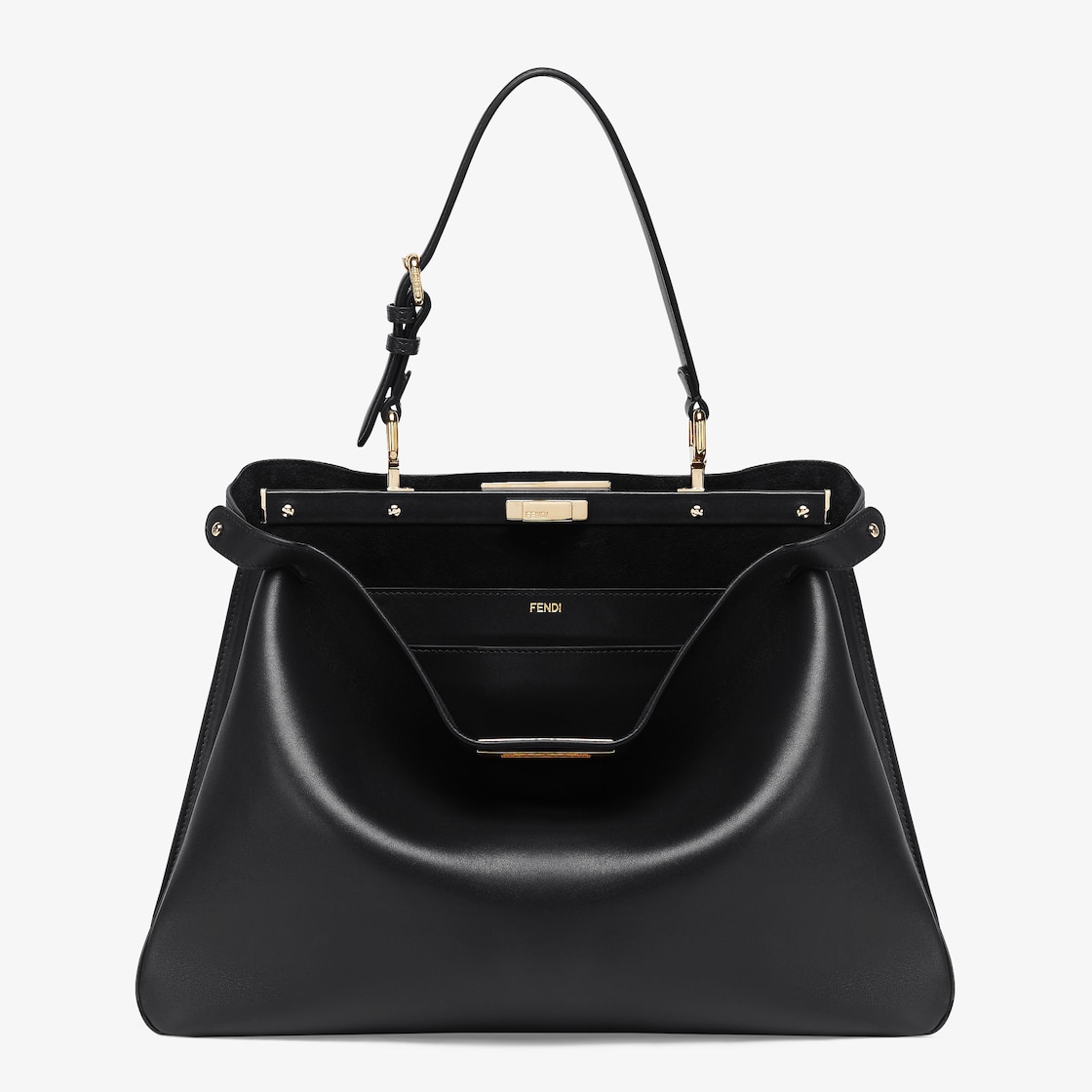Peekaboo Soft Small Leather Black | Fendi Peekaboo Soft Small Leather Black | Fendi