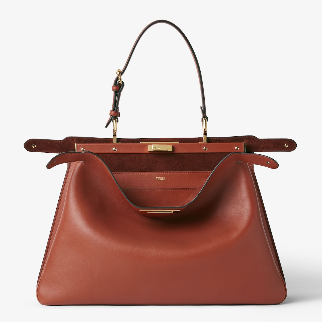 Peekaboo Soft Large Leather Brown - Image 3/8