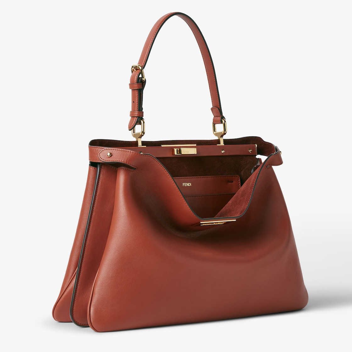 Peekaboo Soft Large Leather Brown - Image 4/8