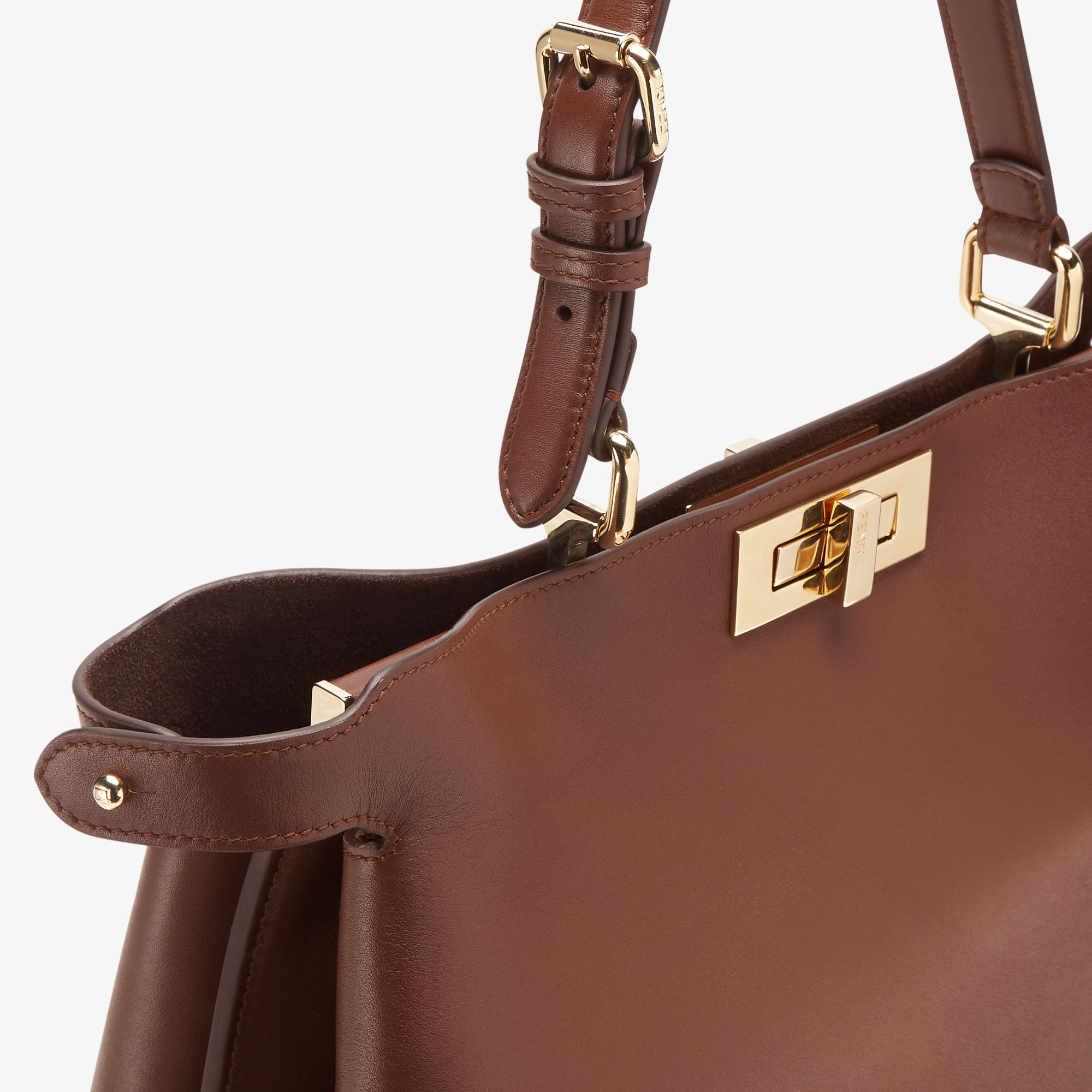 【関税&送料込】Fendi Bags Brown Brown 'Sunshine Large' shopper bag Fendi - All the Fendi