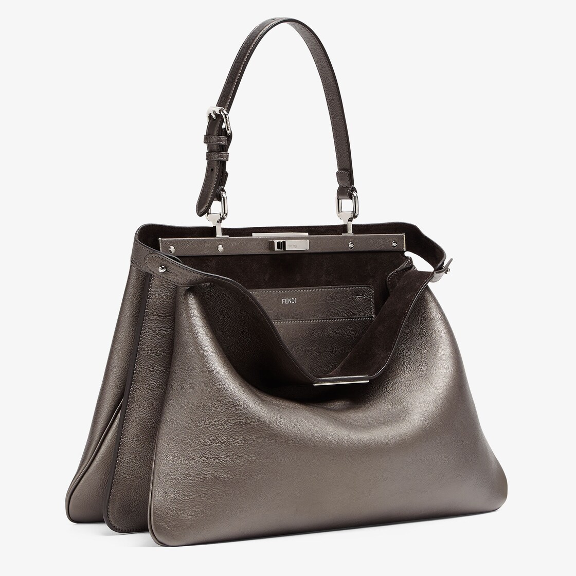 Peekaboo Soft Large Leather Gray - Image 4/8