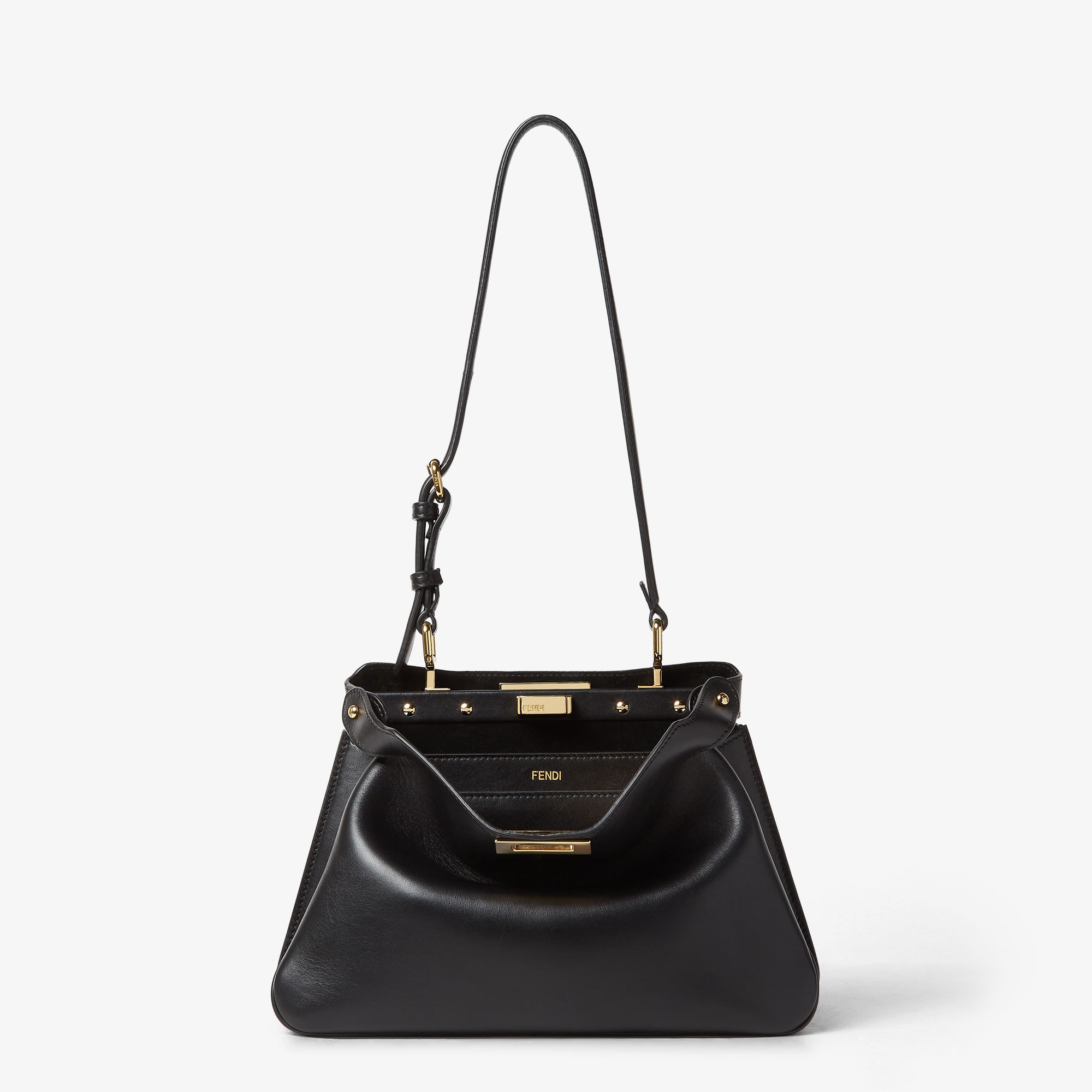 Peekaboo Soft Small Leather Black | Fendi Peekaboo Soft Small Leather Black | Fendi