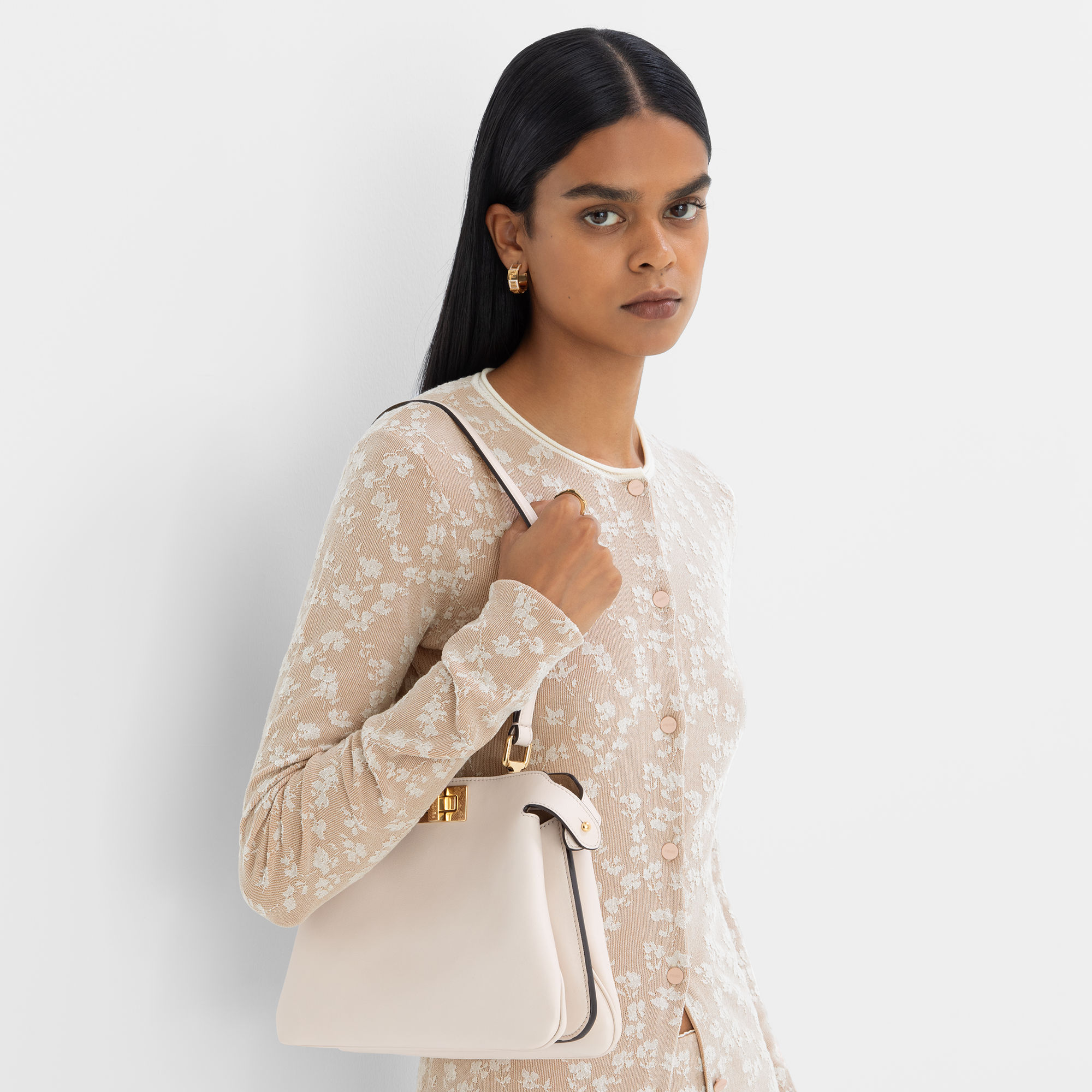 ピーカブー ソフト スモール レザー ホワイト | Fendi ピーカブー ソフト スモール レザー ホワイト | Fendi