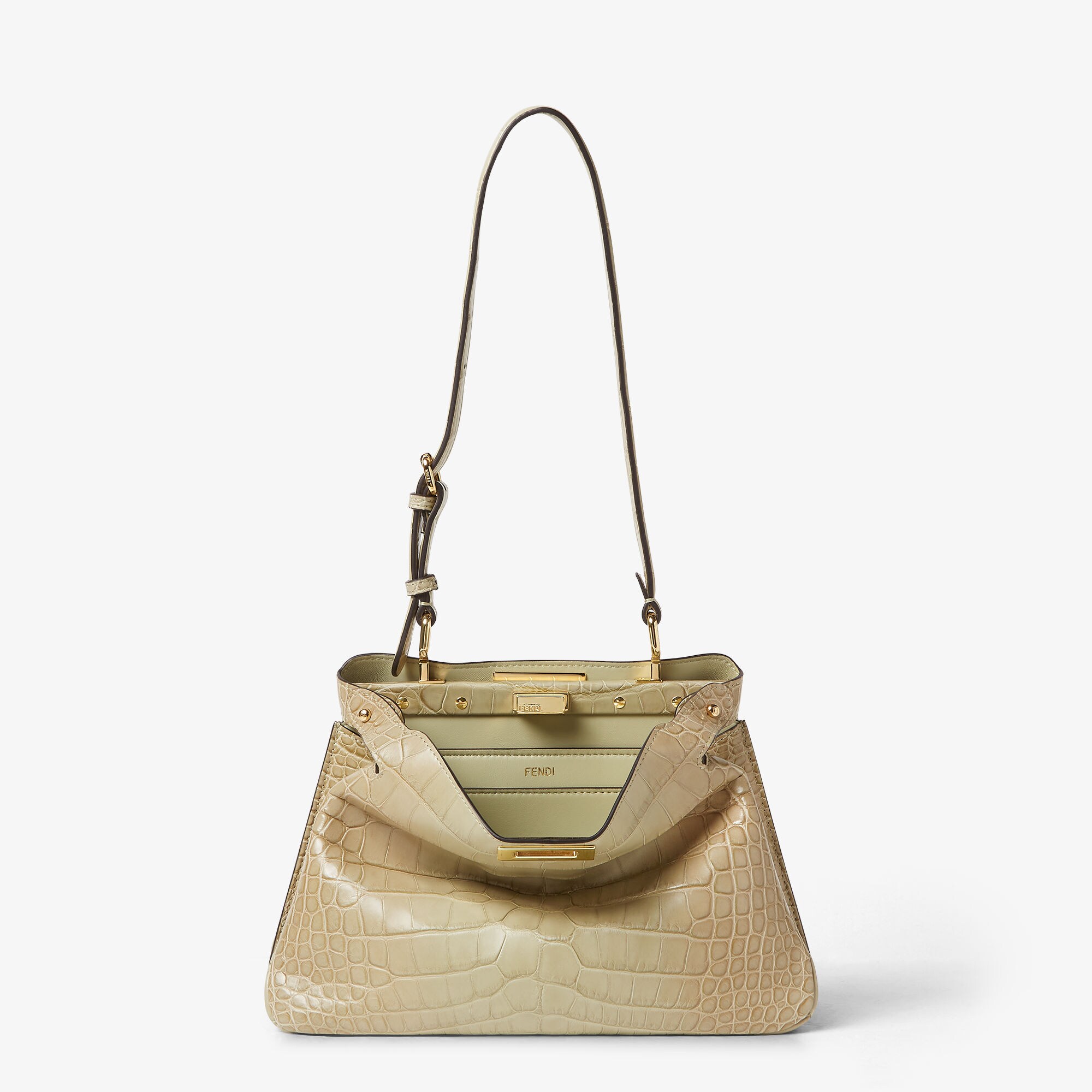 ピーカブー ソフト スモール レザー グリーン | Fendi