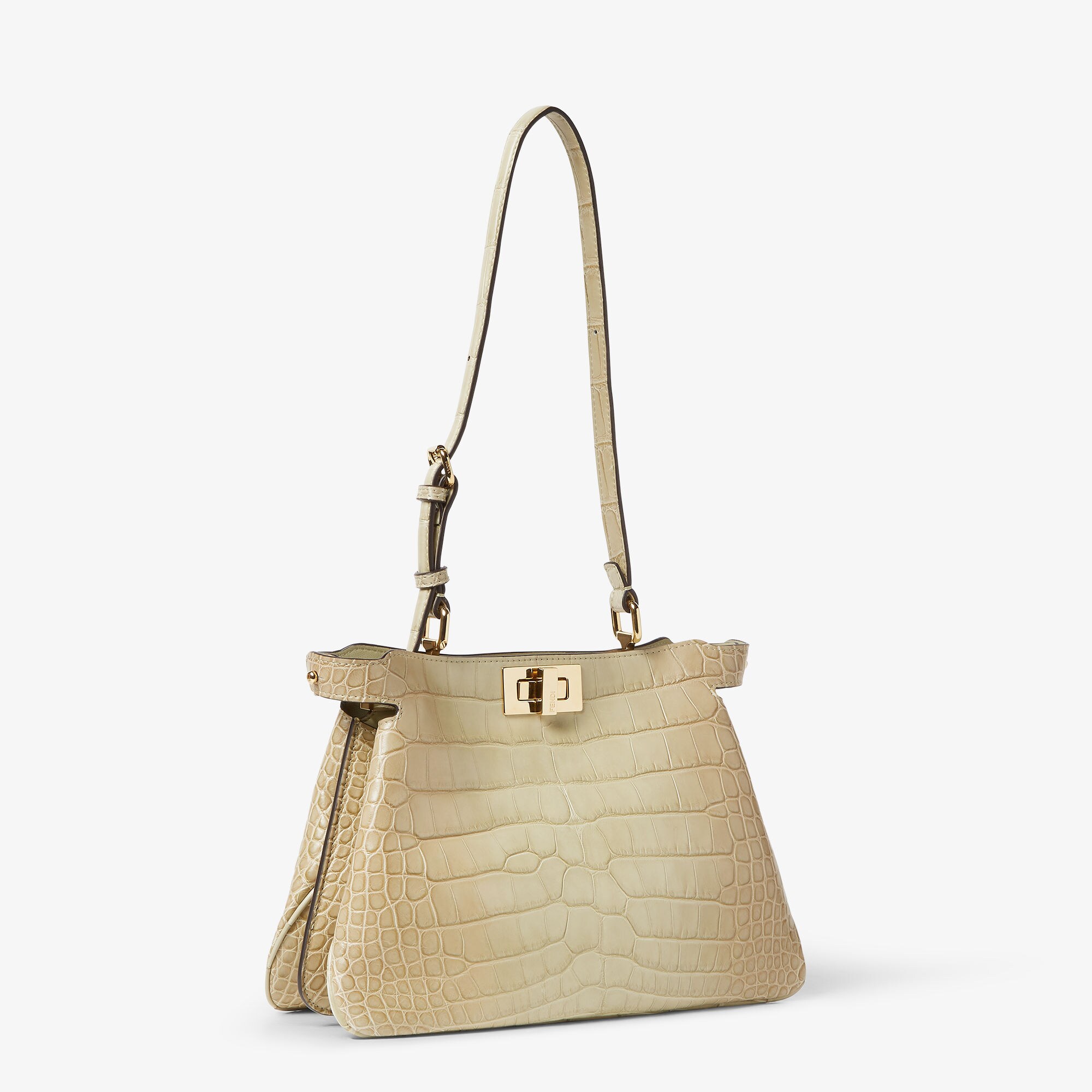 【FENDI】 ピーカブー ソフト スモール グリーン ピーカブー ソフト スモール レザー グリーン | Fendi