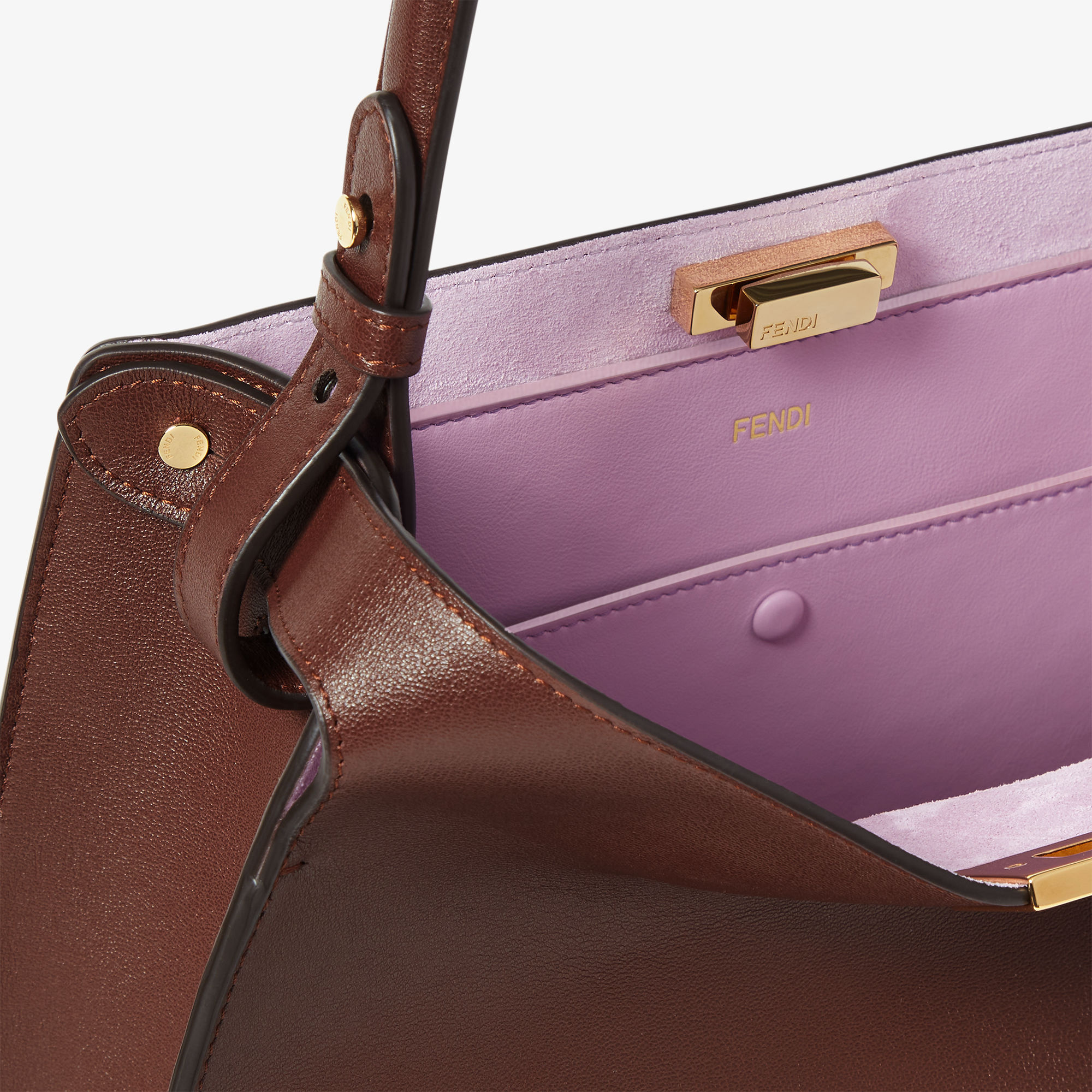 フェンディ ウェイ ミディアム レザー ブラウン | Fendi