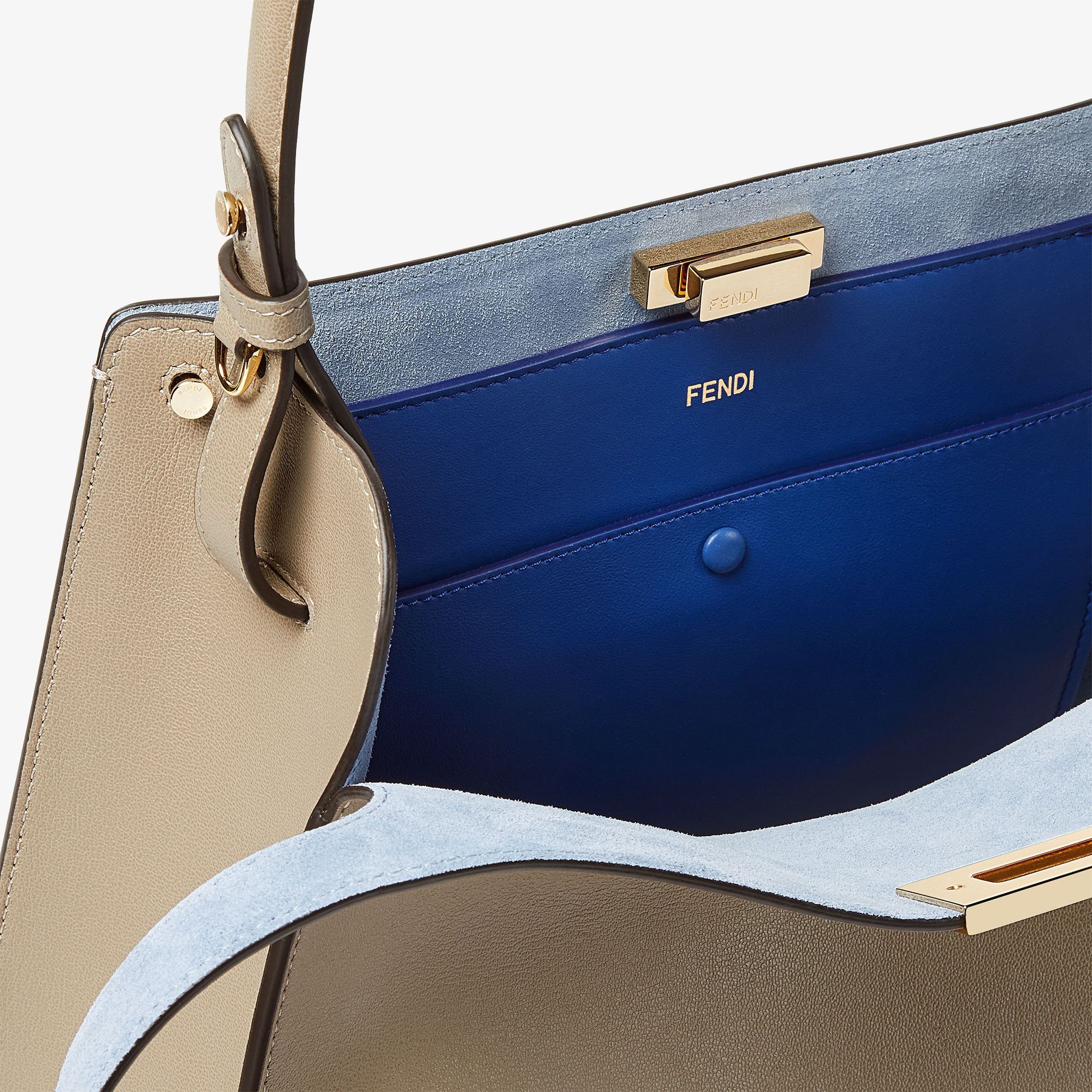 フェンディ ウェイ ミディアム レザー グレー | Fendi