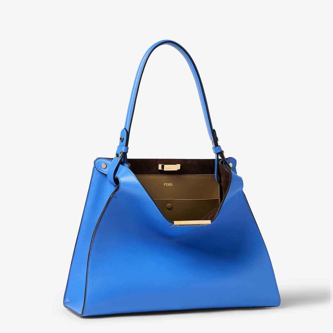 Fendi Way Medium Leather Blue - Image 3/6