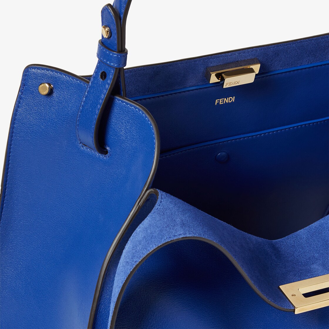 Fendi Way Large Leather Blue - Image 7/8