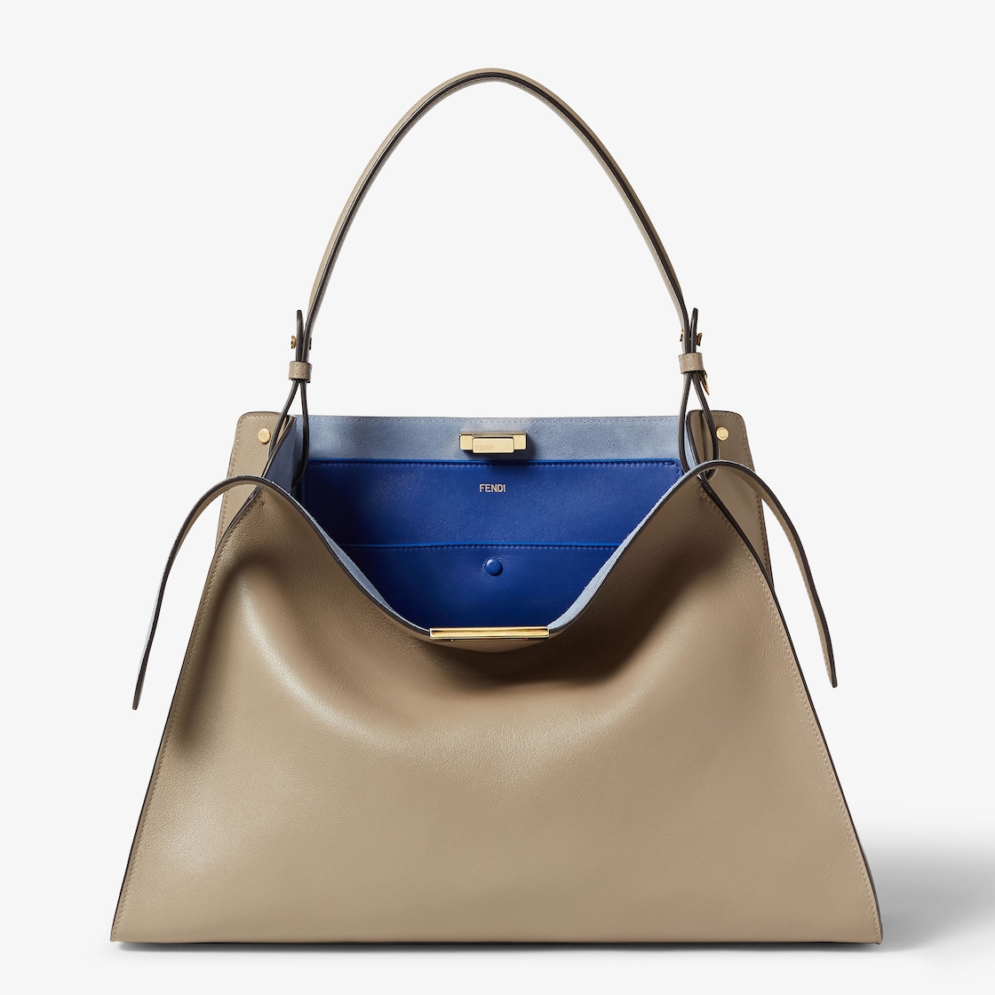 Fendi Way Large Leather Grey - Image 4/9
