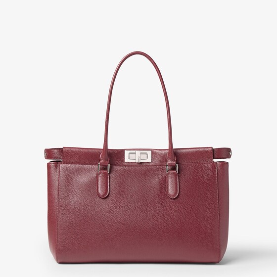 Fendi Peekaboo Tote Small In Red