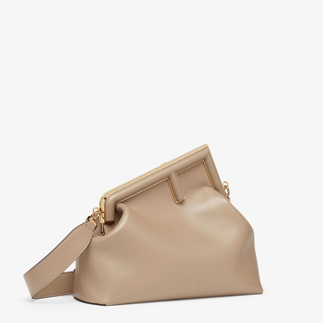 Fendi First Small - Dove grey leather bag