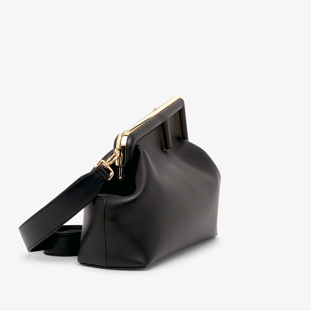 Fendi First Medium - Black leather bag