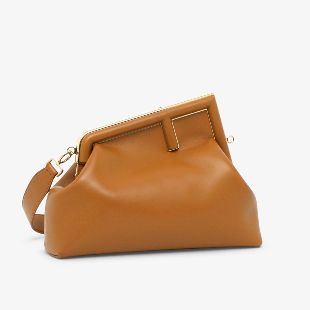 Fendi First Medium - Brown leather bag