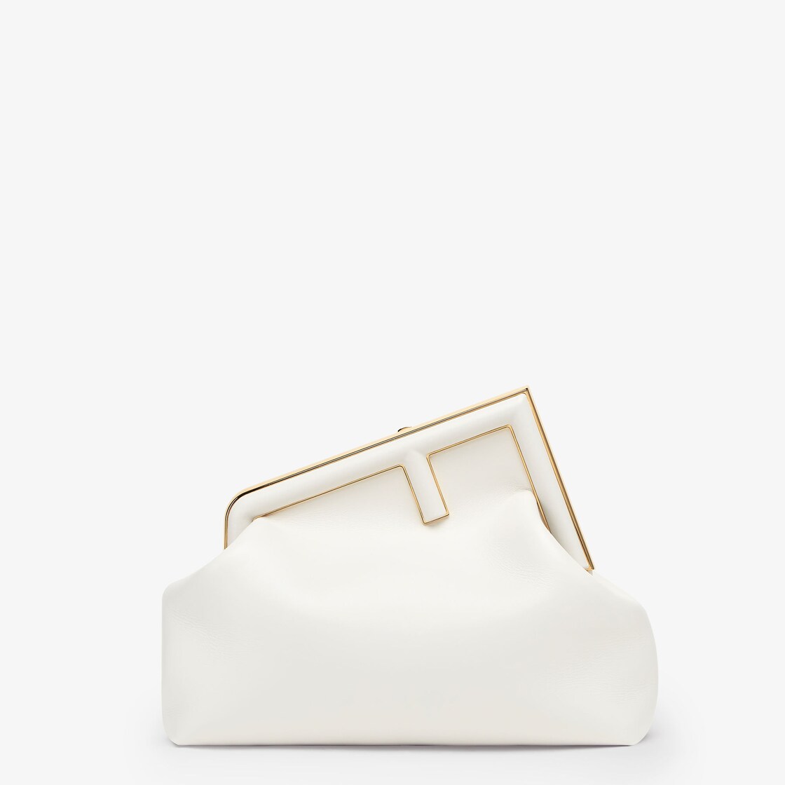 Fendi First Small Bianco Donna  Clutch E Pochette Fendi — Regaliperuomo