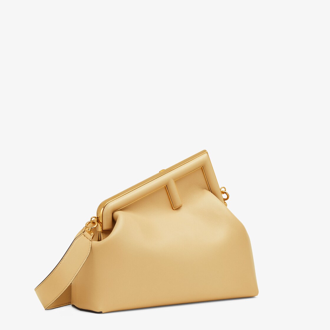 Fendi First Medium Leather Beige - Image 2/5